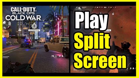 Can you play COD Cold War split-screen?